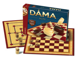 Bonaparte Dáma a mlýn dřevěné kameny společenská hra